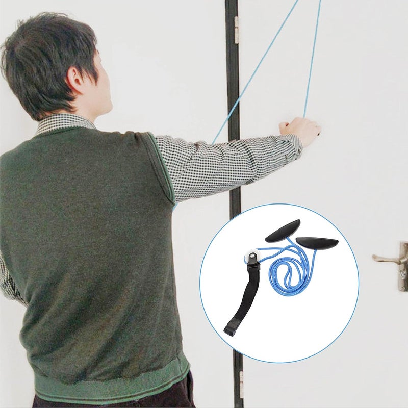 Zlongron pulleys for shoulder rehab over door,Helps promote recovery from surgery and shoulder pain relief，shoulder pulley for physical therapy，therapist choice shoulder pulley over the door (blue) - Image 5